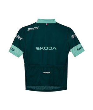 Santini TDF Class. Point SS Jersey Grøn Børn