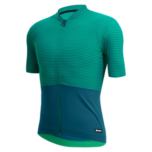 Santini Color Riga S/S Jersey Grøn