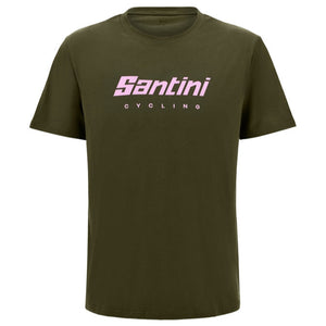 Santini Cycling Brand T-Shirt Unisex Grøn