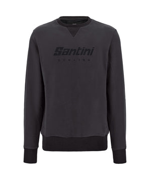 Santini Cycling Brand Sweatshirt Unisex Grå