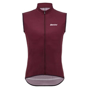 Santini Nebula Puro Wind Vest Herre Burgundy