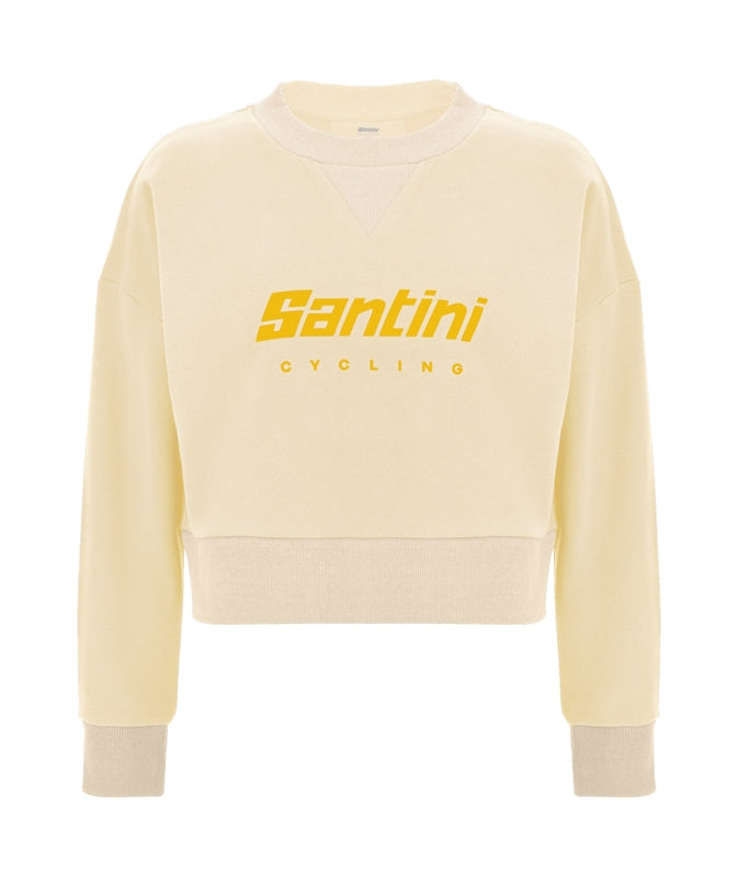 Santini Cycling Brand Cropped Sweat Gul