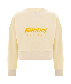 Santini Cycling Brand Cropped Sweat Gul