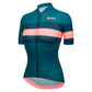 Santini ECO Sleek Bengal S/S Jersey Dame Petroleum