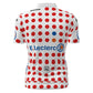 Santini Replica Polka Dot TDF KOM SS Jersey Prik.