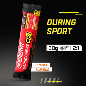 Enervit C2:1 Carbo Chews Orange 3x34g x 6 stk