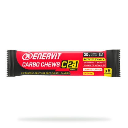 Enervit C2:1 Carbo Chews Orange 3x34g x 6 stk