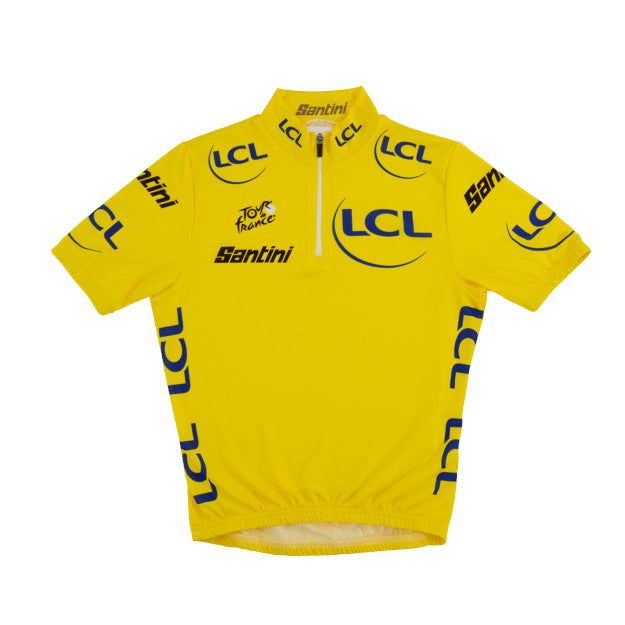 Santini TDF Class. Leader SS Jersey Gul Børn