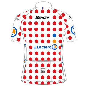 Santini Polka Dot TDF KOM Prikket Jersey Børn