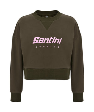 Santini Cycling Brand Cropped Sweat Grøn