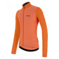 Santini Colore Puro LS Jersey Herre Arancio Fluo