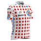 Santini Replica Polka Dot TDF KOM SS Jersey Prik.