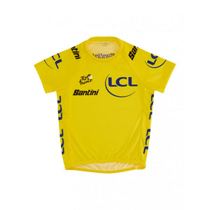 Santini TDF Class. Leader SS Jersey Gul Baby Onesize