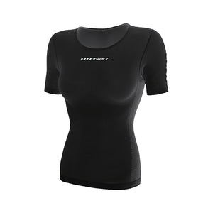 Outwet Viper2 Baselayer dame kortærm onesize sort