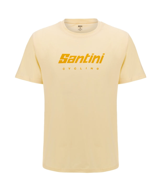 Santini Cycling Brand T-Shirt Unisex Gul