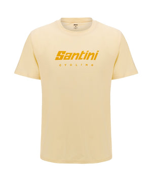 Santini Cycling Brand T-Shirt Unisex Gul