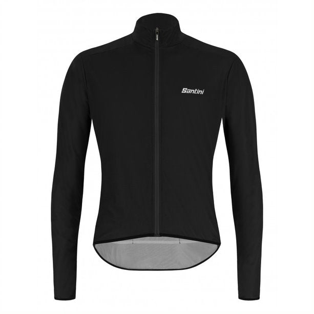 Santini Nebula Puro Windbreaker Jakke Herre Sort