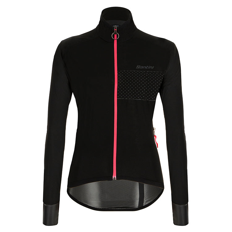 Santini Guard Nimbus Rainproof Jakke Dame Sort