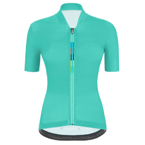 Santini Jersey Dame Aqua