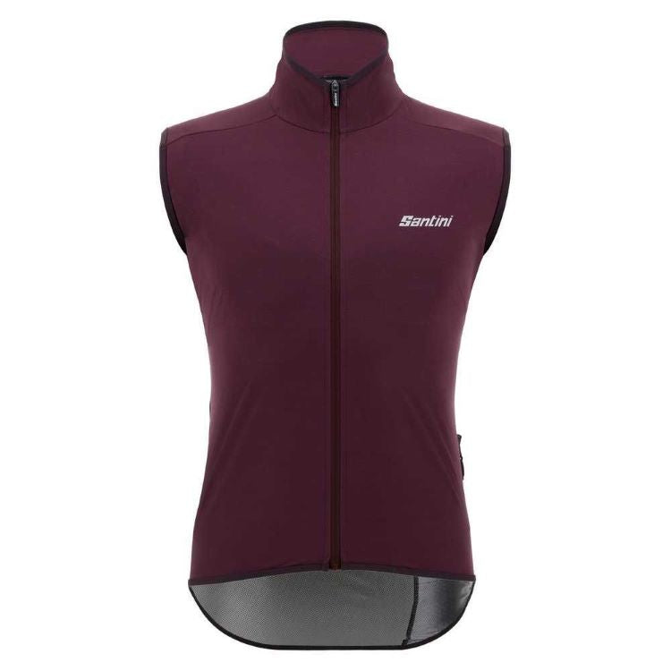 Santini Guard Nimbus Rainproof Vest Herre Burgundy