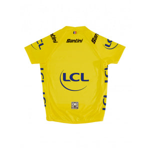 Santini TDF Class. Leader SS Jersey Gul Baby Onesize