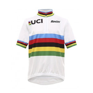 Santini VM jersey Børn Hvid