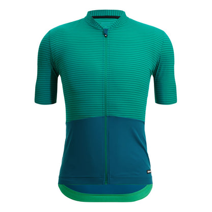 Santini Color Riga S/S Jersey Grøn