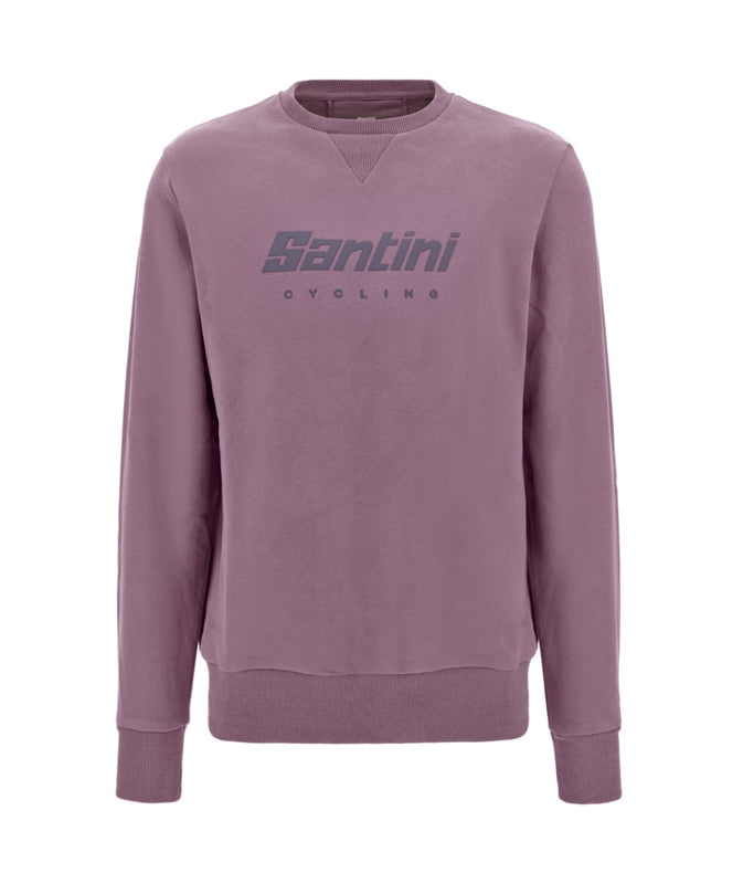 Santini Cycling Brand Sweatshirt Unisex Rosa