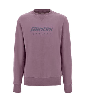 Santini Cycling Brand Sweatshirt Unisex Rosa