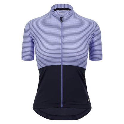 Santini Color Riga S/S Jersey Dame Lilla