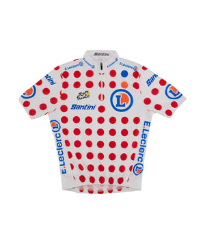 Santini TDF Class. KOM SS Jersey Prikket Baby Onesize